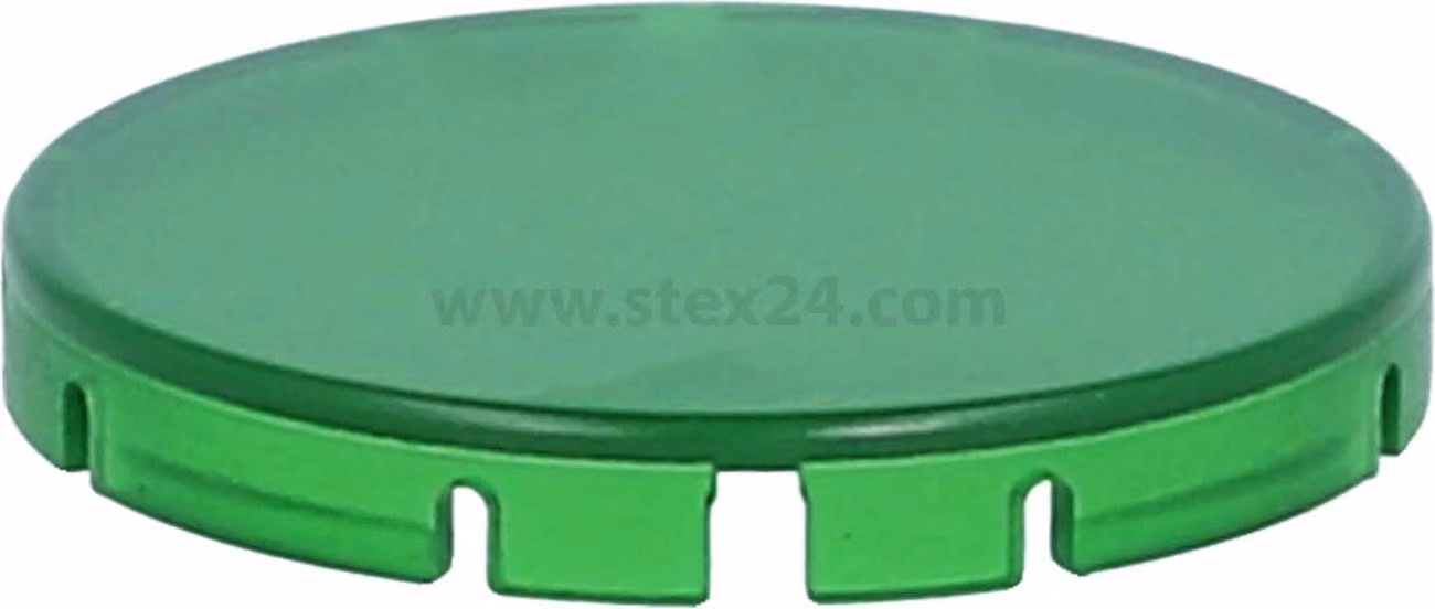 Georg Schlegel Cappuccio pulsante, piatto trasparente Colore verde Versione scrivibile e illuminabile - 1 pezzo