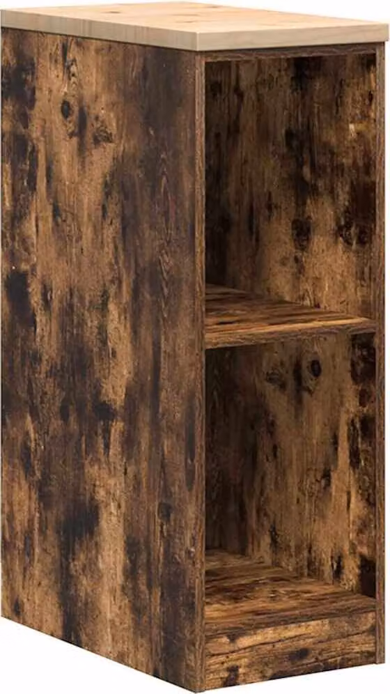 Armadietto da Garage in Rovere Affumicato 30x51x85 cm