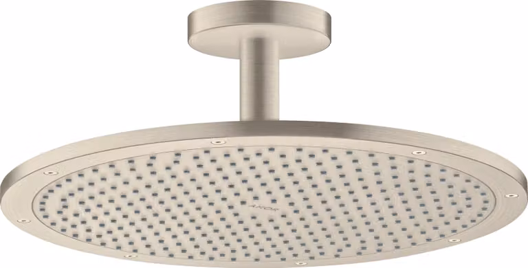 hansgrohe AXOR ShowerSolutions pomme de douche 350 1 jet, raccordement au plafond, 26035820, 26035820