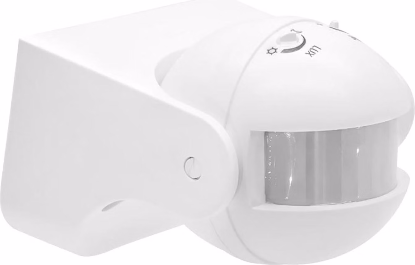 AC 220V-240V 180 gradi Outdoor IP44 Sicurezza PIR Rilevatore di movimento a infrarossi Interruttore Rilevatore di movimento Max 12m 3-2000LUX Risparmio energetico automatico
