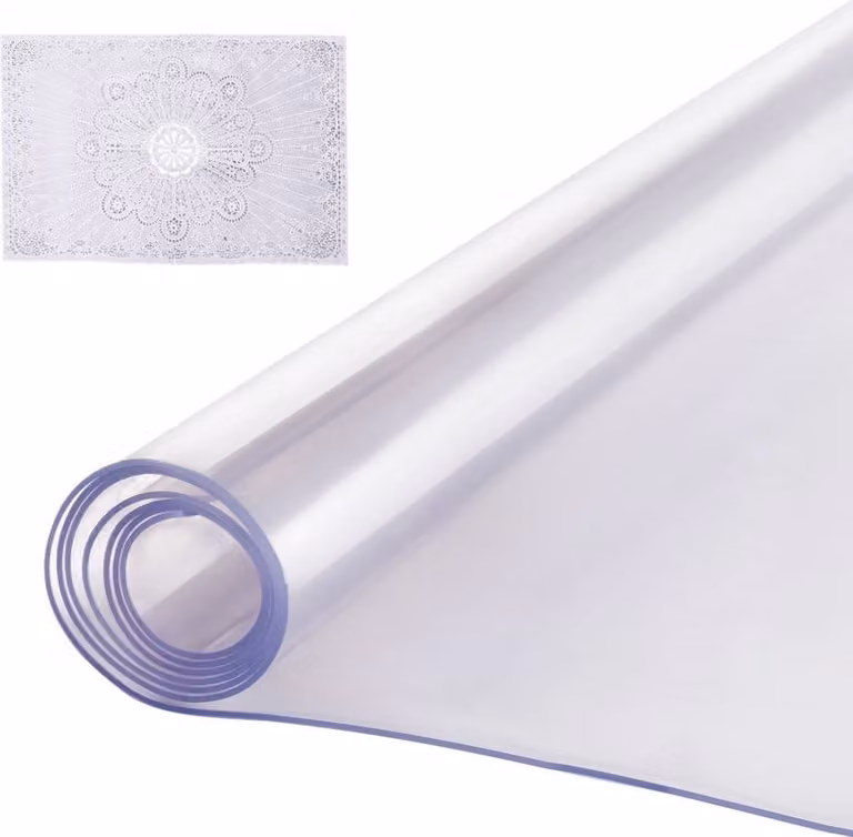 Tovaglia di protezione da tavolo in PVC - 1067x1829 mm - Pellicola di protezione da tavolo opaca da 2 mm - Protezione da tavolo per scrivania e tavolo da pranzo