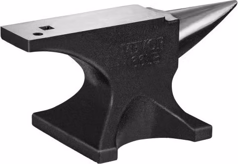 Incudine da Fabbro VEVOR in Acciaio Fuso Stile Londinese, Colore Nero, 30 kg, con Piano di Lavoro 263x88 mm e Durezza 50HRC, Ideale per Lavorazione Metalli e Gioielli