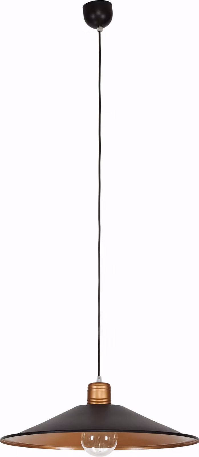 Lampadario GARRET color bronzo-rame 1xE27x60W in metallo, dimensioni: 116x50x50 cm, IP20, Nowodvorski Lighting