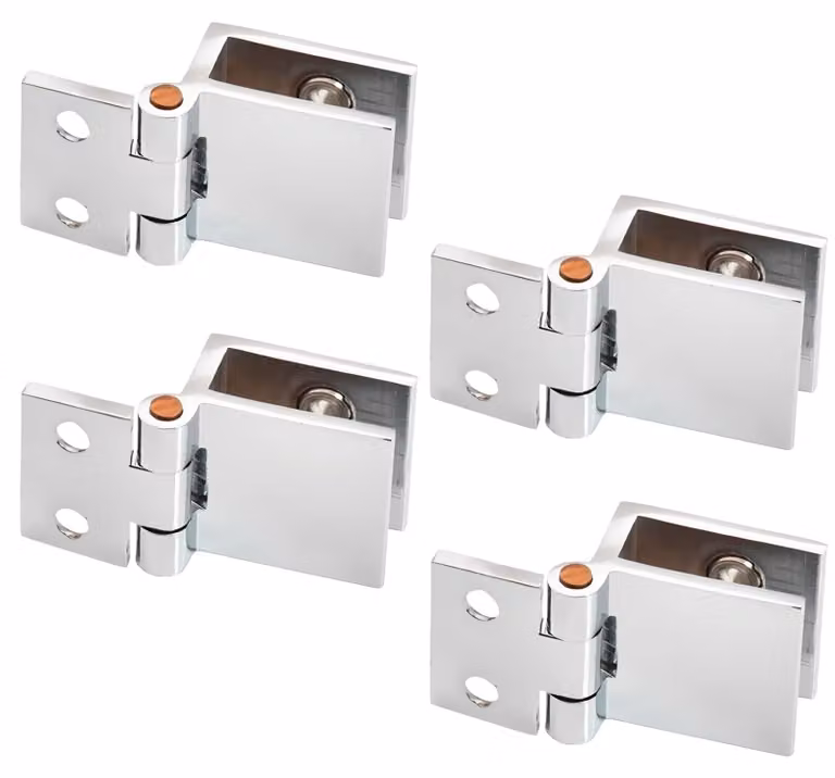 4 supporti regolabili in vetro per bagno e ufficio