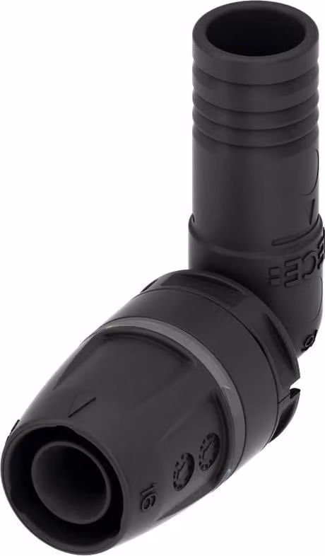 TECElogo-Push Angolo a innesto 90 gradi Dimensioni 20 x 20, PPSU