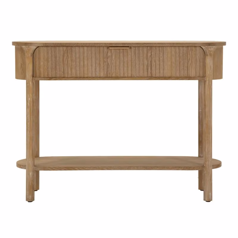 Consolle Goteborg Mauro Ferretti in legno di pino marrone L: 110 cm, P: 40 cm, H: 80 cm – 2
