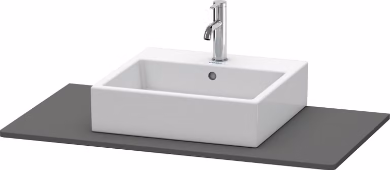 Console Duravit XSquare, 1 découpe, 1000x16x550mm, XS060E04949, XS060E04949