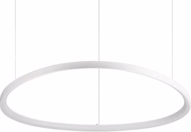 Sospensione Moderna Ideal Lux Gemini Bianco con LED 80W Luce Calda 3000K