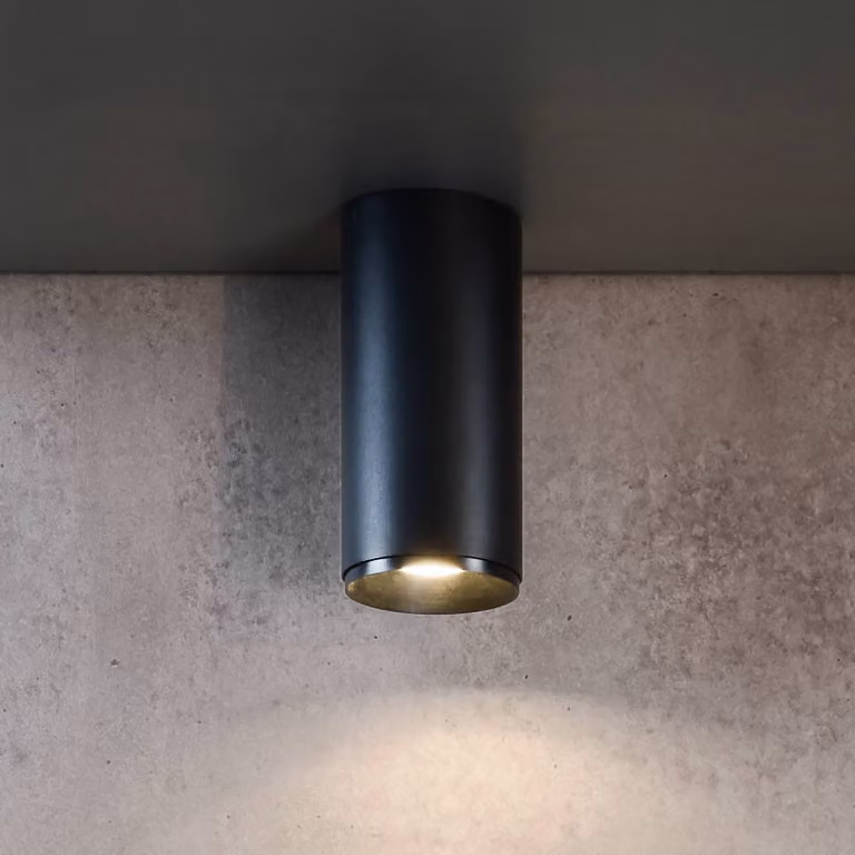 Deko-Light Plafoniera a LED Lucea 6, dimmerabile, Nero, Soggiorno / Sala da pranzo, Alluminio, Moderno, Plafoniera LED