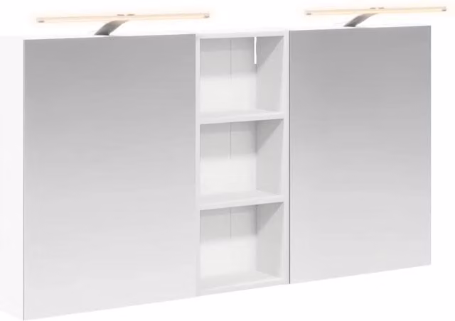 Set di Armadi da Bagno | Armadio da bagno con lo scaffale 3 pz 130 x 14,5 x 70 cm