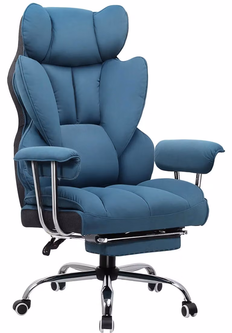 Sedia da gaming - Sedia ergonomica da ufficio - Sedia - Sedie da ufficio - con poggiapiedi - Schienale regolabile