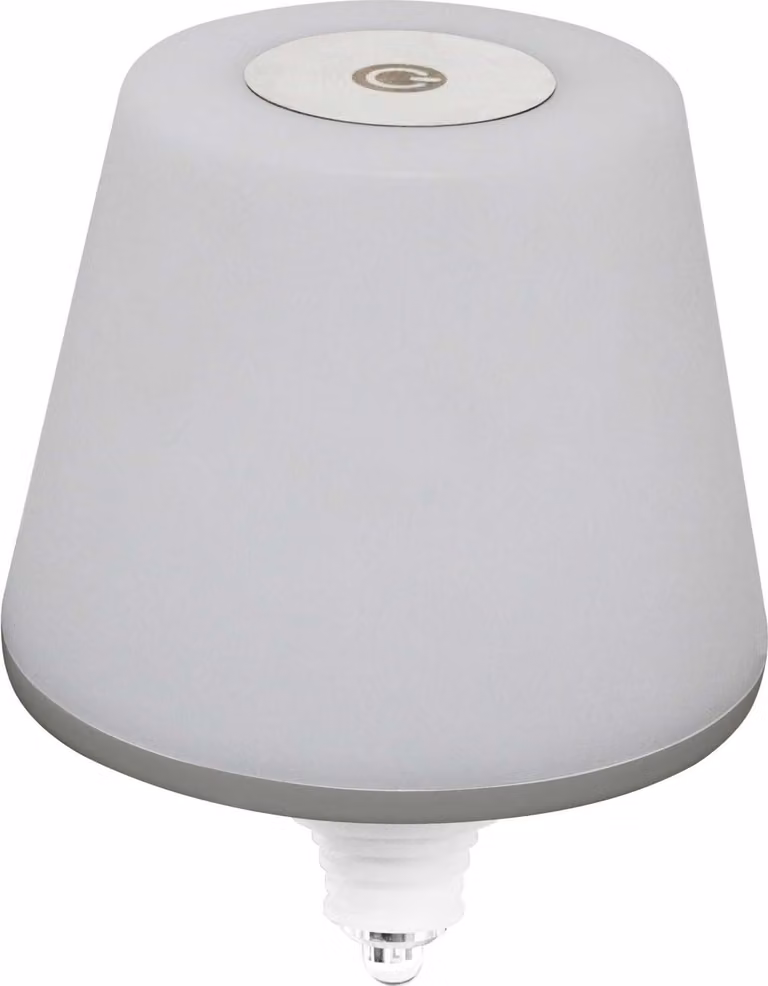 REV Luce per bottiglie a LED con batteria ricaricabile Lamprusco bianco caldoRGB
