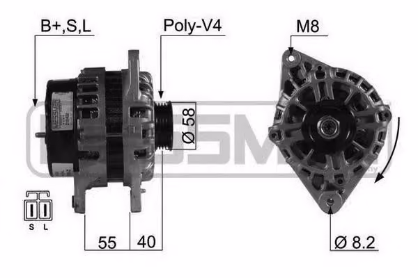 Alternatore 80A