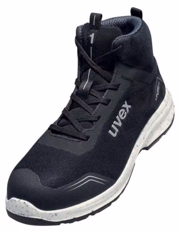 Stivali uvex 1 sport S1, colore nero, larghezza 14, taglia 52