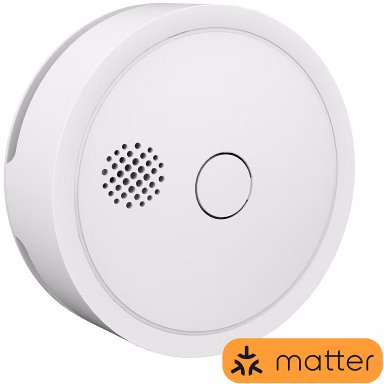 Rilevatore di fumo Aroha Home - Allarme antincendio smart - Matter over Thread compatibile con Google Home, Home Assistant, Amazon Alexa