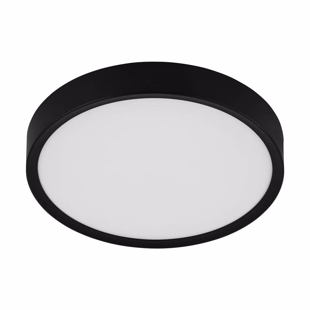 Eglo 75629 GIGLIO LED parete/soffitto 14,6W Ø340mm Nero Bianco Bianco caldo