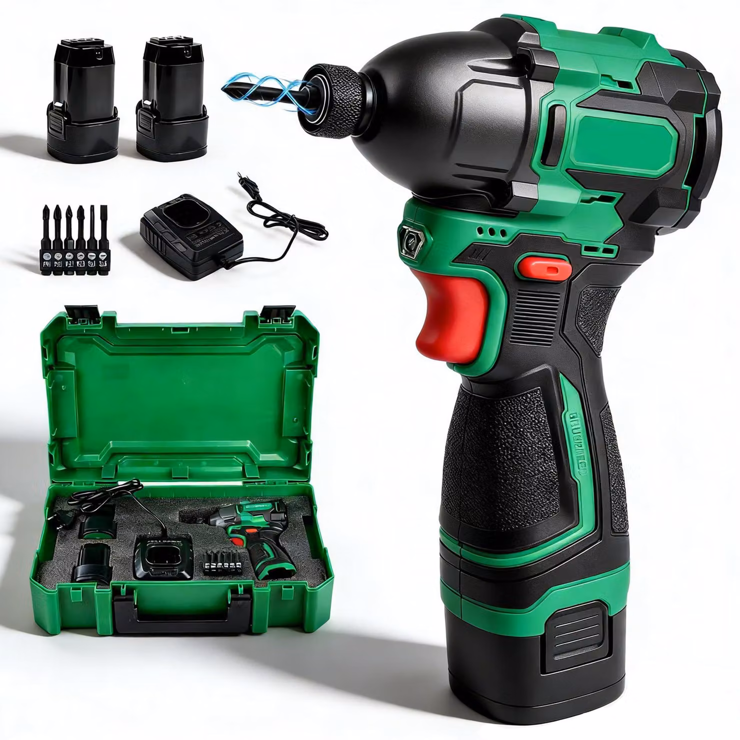 Trapano avvitatore a batteria - 16,8 V, coppia di 150 Nm - 3 velocità, 3000 giri/min