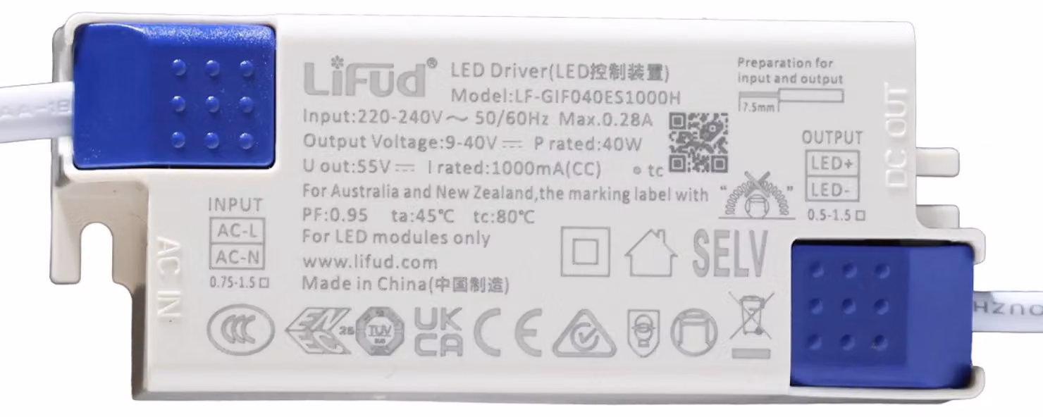 Pannello a LED da incasso, 36W, 595x595 mm, tecnologia SMD, temperatura di colore 4000K, colore bianco, indice di abbagliamento UGR16 - PL122