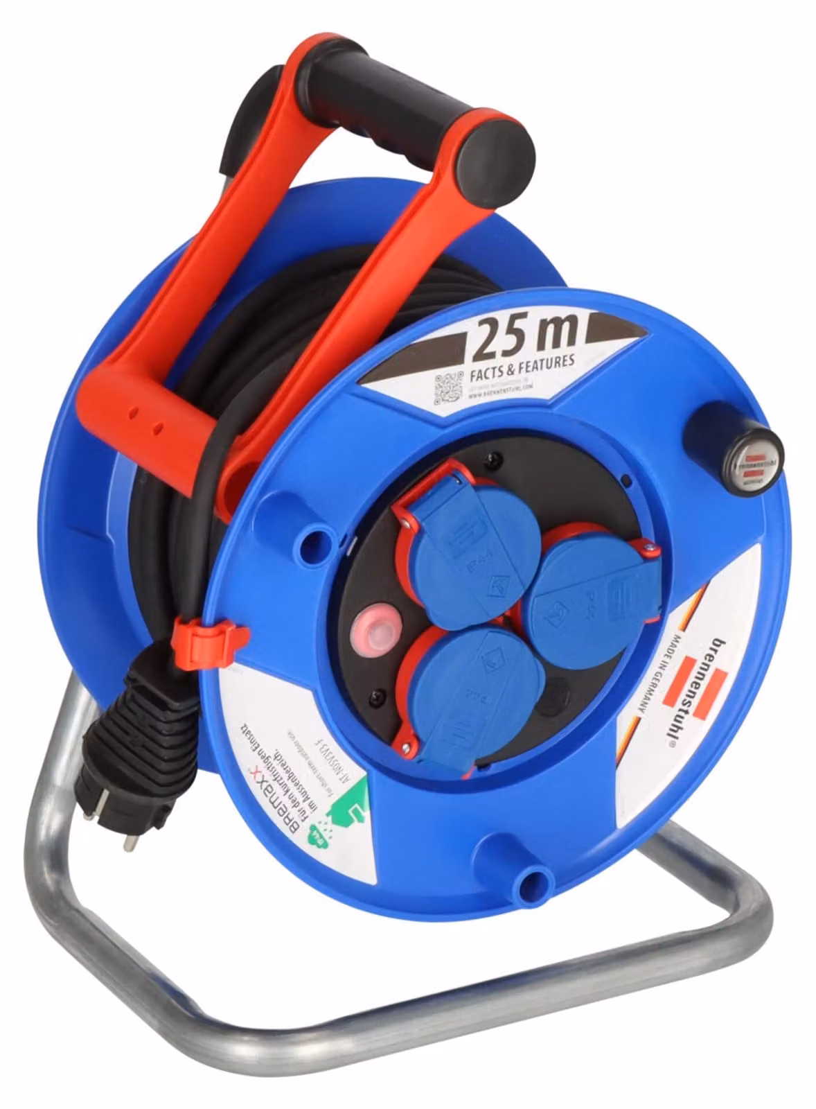 Brennenstuhl 1218580 Kabeltrommel Brennenstuhl Garant 25m IP44 N05V3V3-F3G1.5