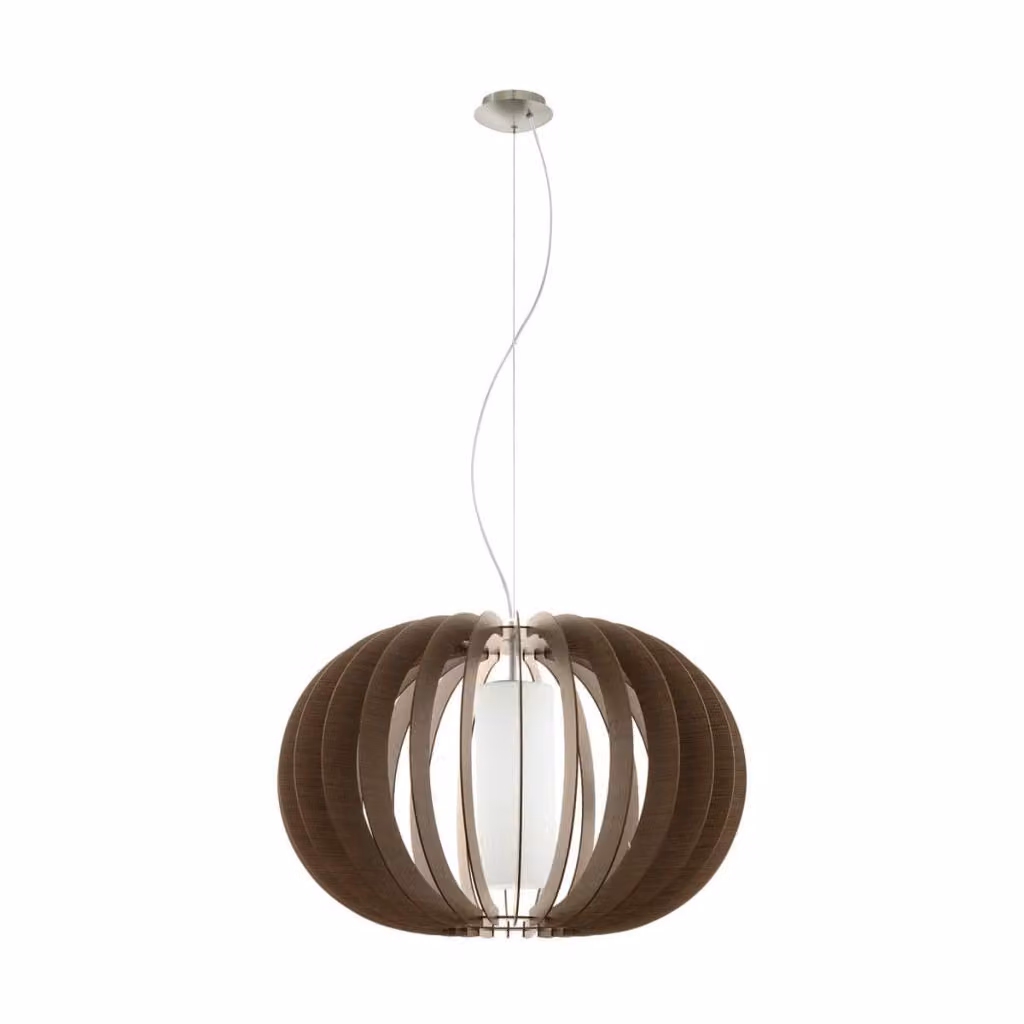 EGLO Lampada a sospensione Stellato 3 Marrone scuro 95593