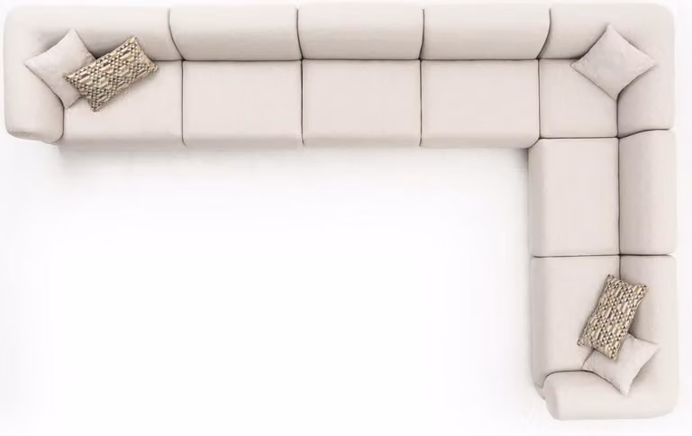 Ecksofa Eckgarnitur Stil Eckcouch Polster Sofas L-Form Couch 495x315cm