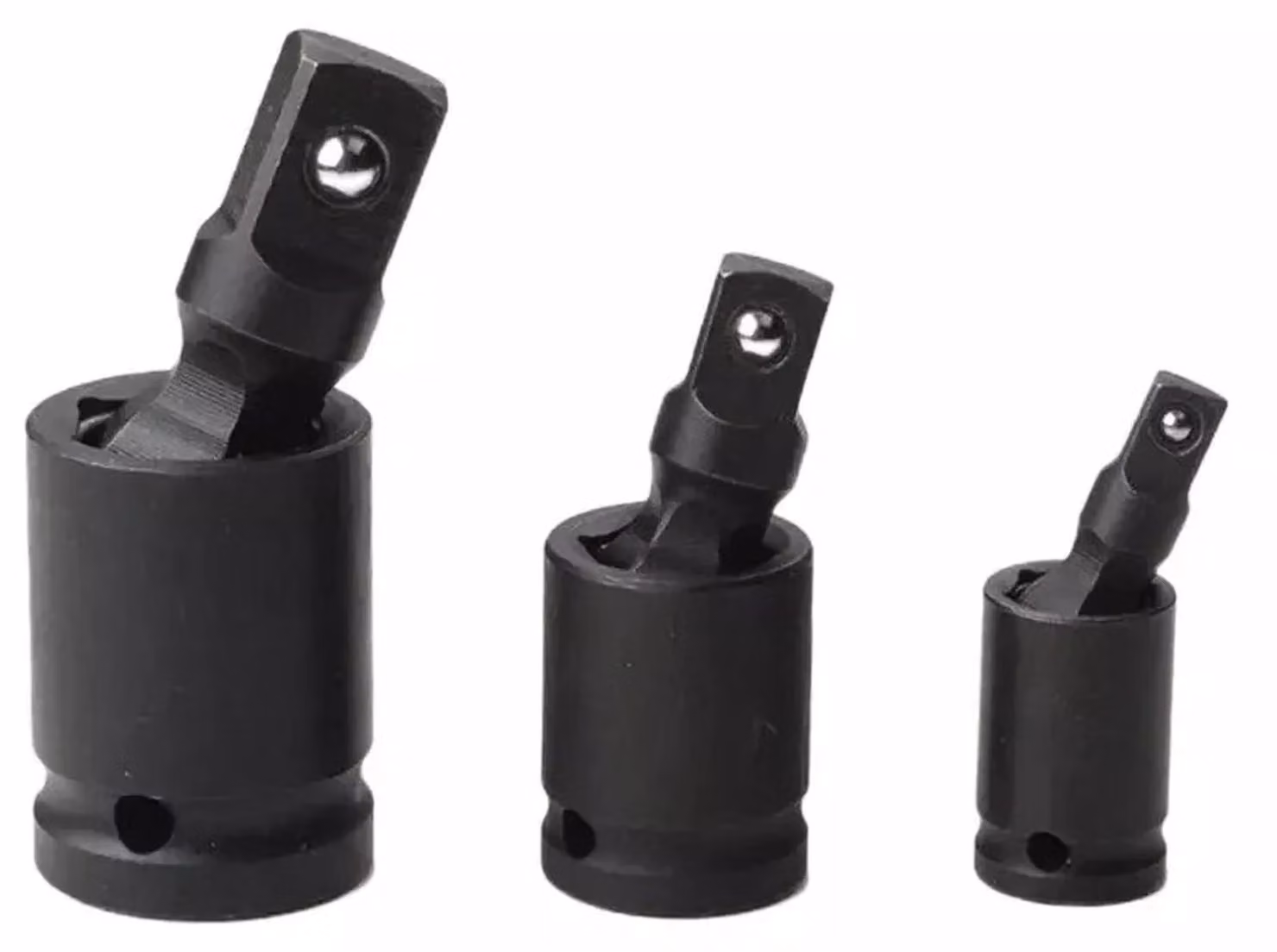 Set di chiavi a bussola da 3 pezzi: 1/2 pollice, 3/8 di pollice e 1/4 di pollice. Set di chiavi a bussola, chiavi a bussola per avvitatori ad impulsi, giunti sferici, chiavi a cricchetto per auto, chiavi pneumatiche
