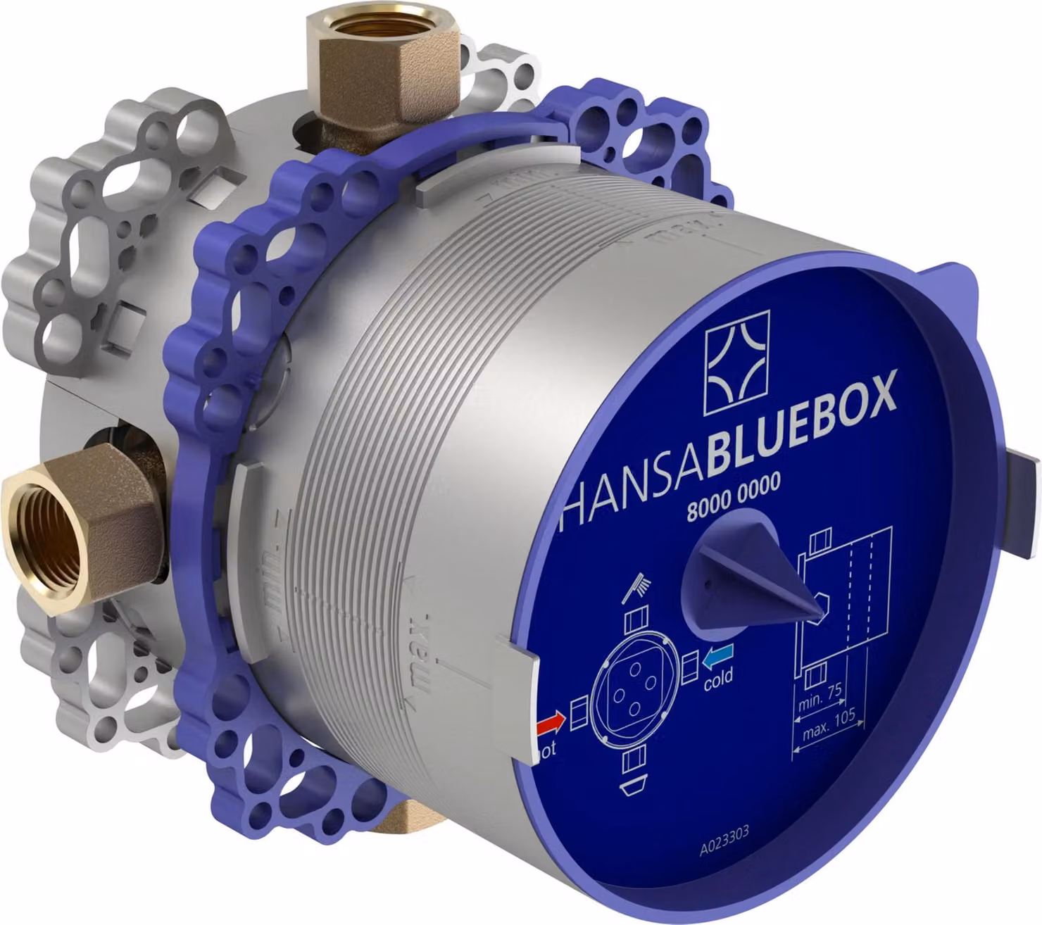 Hansa Bluebox unità base senza pre-chiusura, 1 pz.
