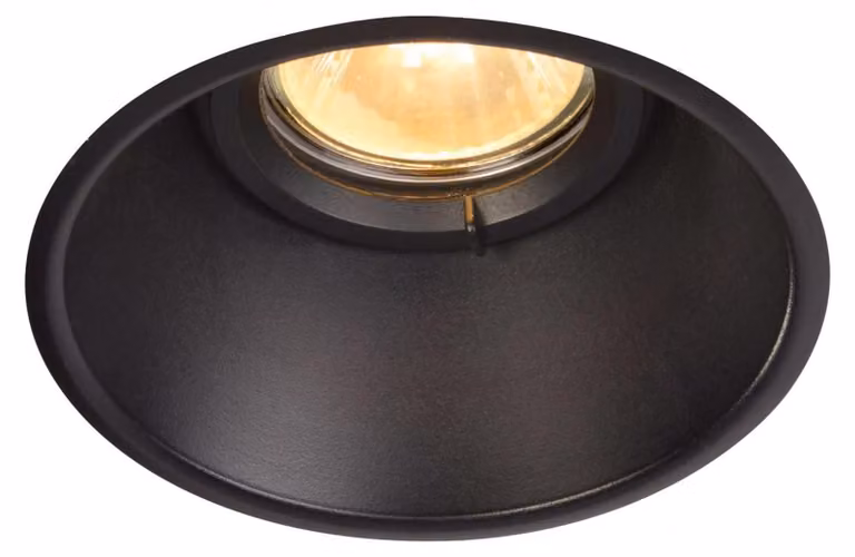 Horn-O luce da incasso rotonda Ø10,6 cm GU10 nero