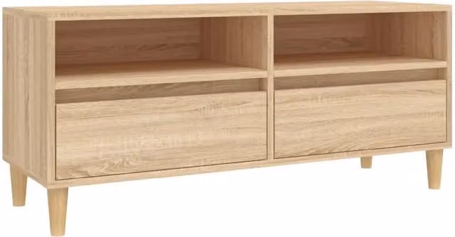 Mobile TV | Armadietto TV | Mobile Porta TV Rovere Sonoma 100x34,5x44,5 cm in Legno Multistrato