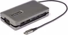 Hub 6 in 1 Mini Dock USB-C Startech.Com Grigio DKT31CSDHPD3