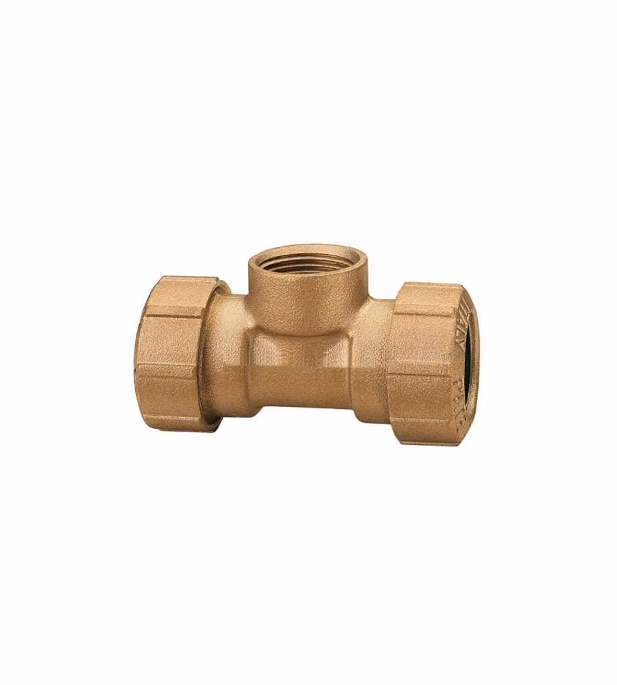 Raccordo Pressione Ottone T F 1"   Mm 32   Enolgas