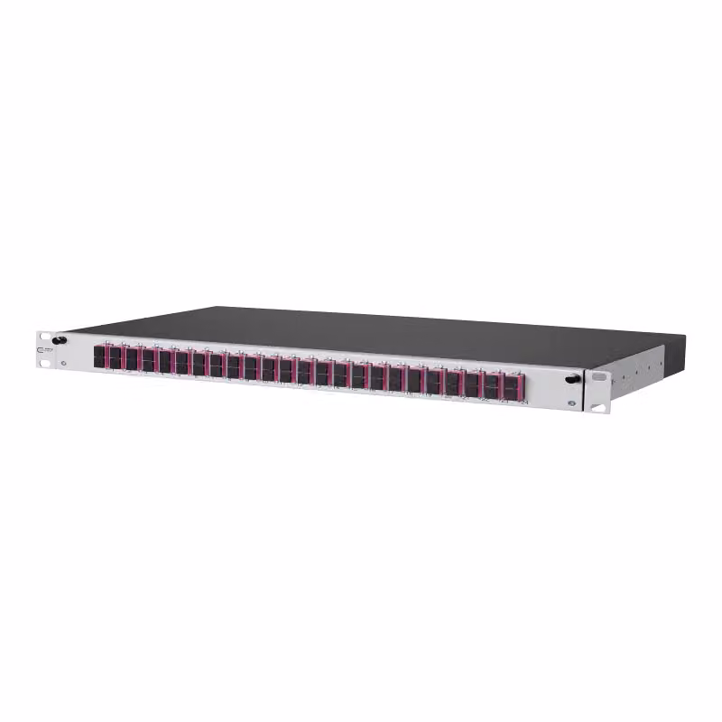 Metz Connect OpDAT pannello di permutazione VIK 24xSC-D (viola), OM4, grigio 150260BB24-E