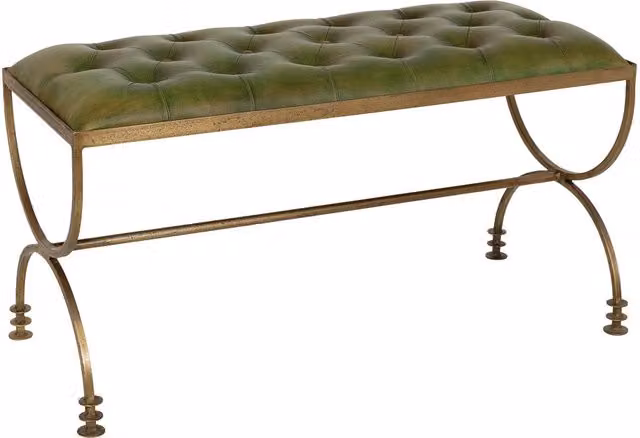 Panca in pelle nera 88x38x48h cm
