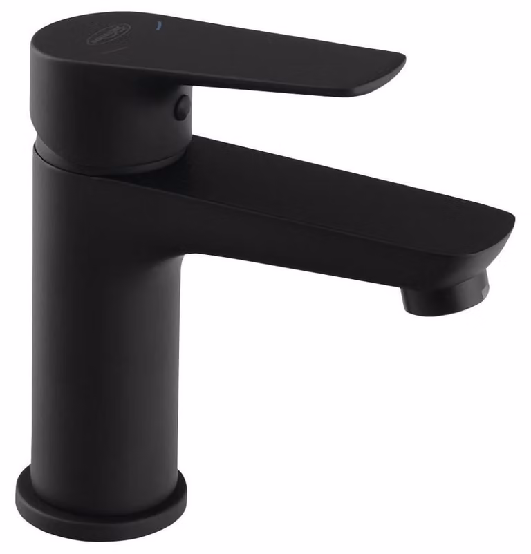 Aqualine Lotta - Miscelatore per lavabo, nero opaco LT602B