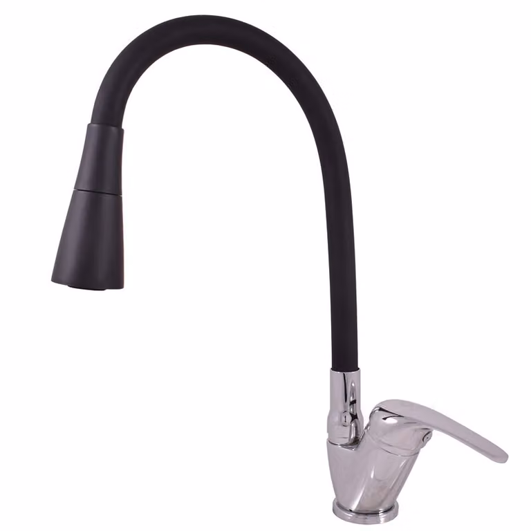 Slezák-RAV Slezák RAV Sázava SA006/13 Miscelatore per lavello Colore: cromo/nero, Dimensioni: 3/8''