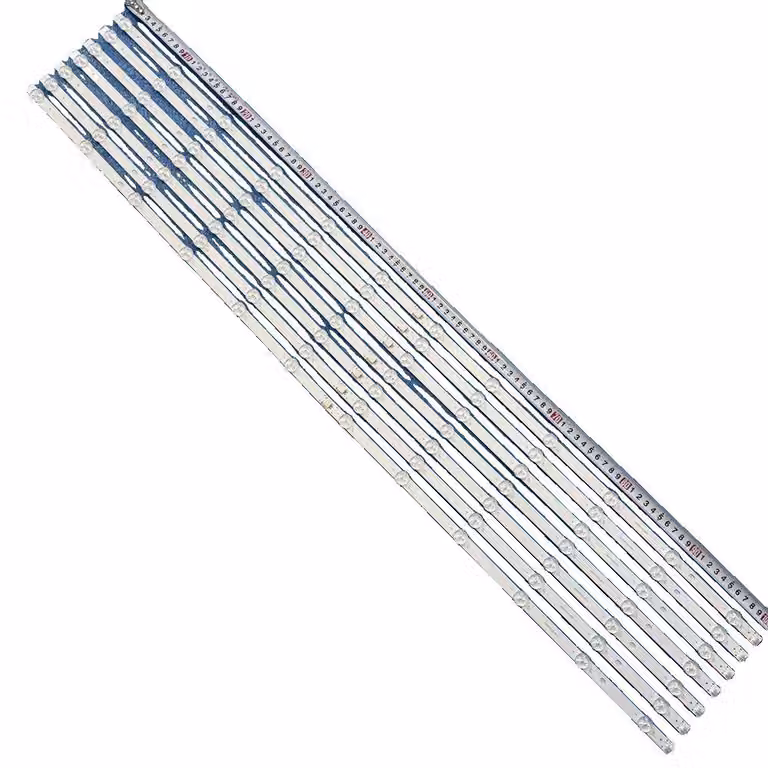 Striscia di retroilluminazione a LED, lunghezza 1100 mm, 12 LED, compatibile con diversi modelli di televisore, materiale: alluminio, tensione: 3V