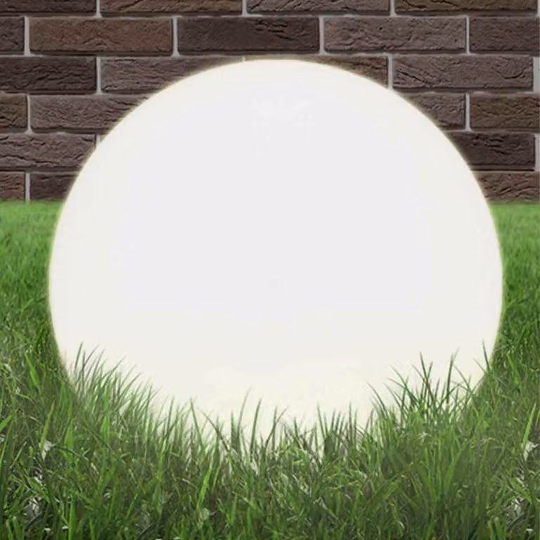 vidaXL Lampada a LED Sferica Bianca per Giardino e Terrazzo con Attacco E27