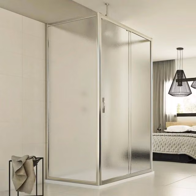 Box Doccia 3 lati 75x110x75 CM H198 stampato C mod. Young Trio 1 Anta P