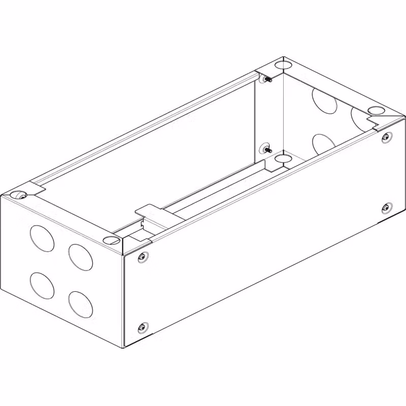Base ABN RAL 7022 L 590 x H 200 x P 280 mm UF220