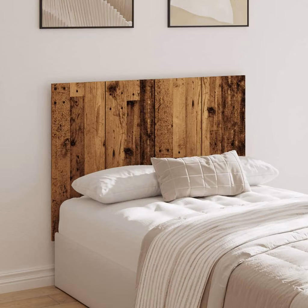 Testiera per letto vidaXL in legno multistrato stile classico, colore marrone, L 120 cm x H 80 cm x P 1,5 cm