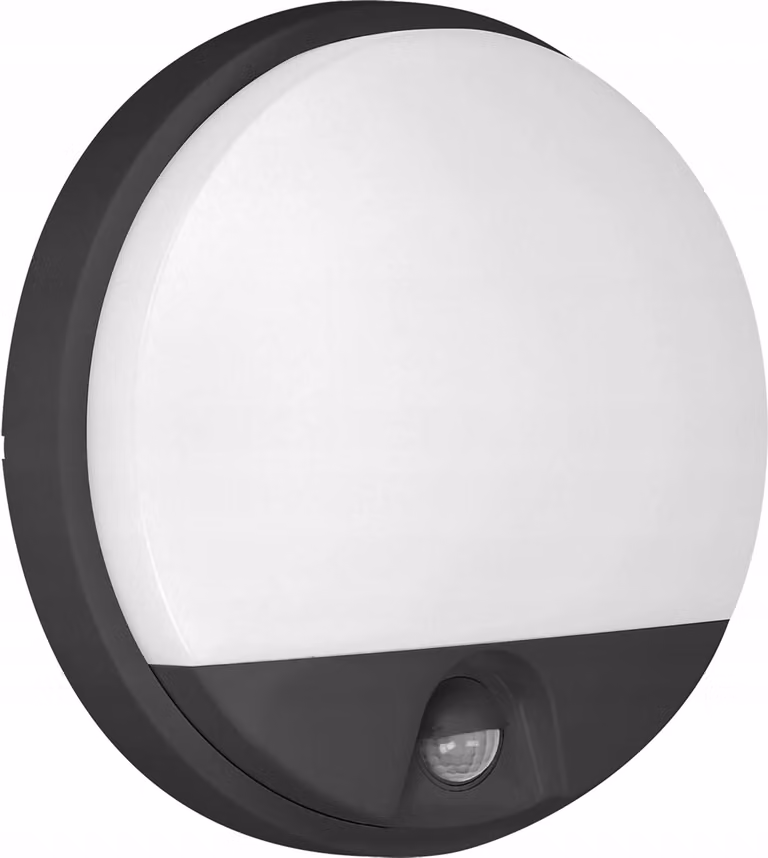 ADVITI | Lampada LED Esterna AD-OP-6112BLPMR4 - Nera - Con Sensore Di Movimento - Energoefficiente E Impermeabile