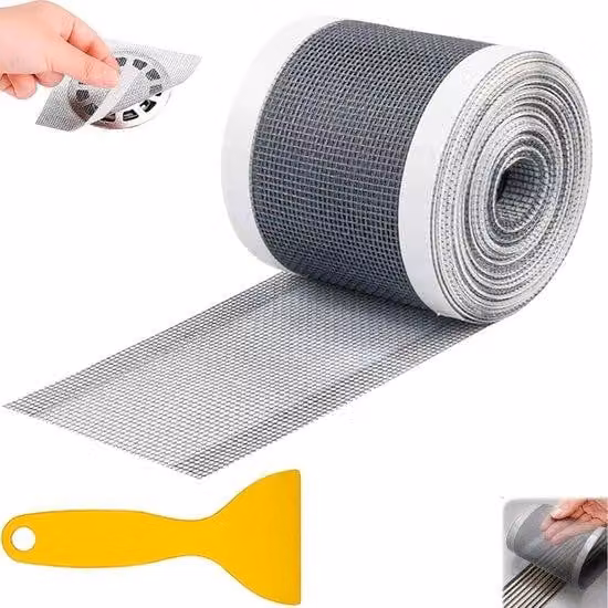 Tubo di scarico per doccia 70 mm x 10 m - Adesivo per tubo di scarico doccia - Tubo per capelli - Adesivo per tubo di scarico - Tubo per capelli - Filtro per scarico doccia - Scarico per bagno