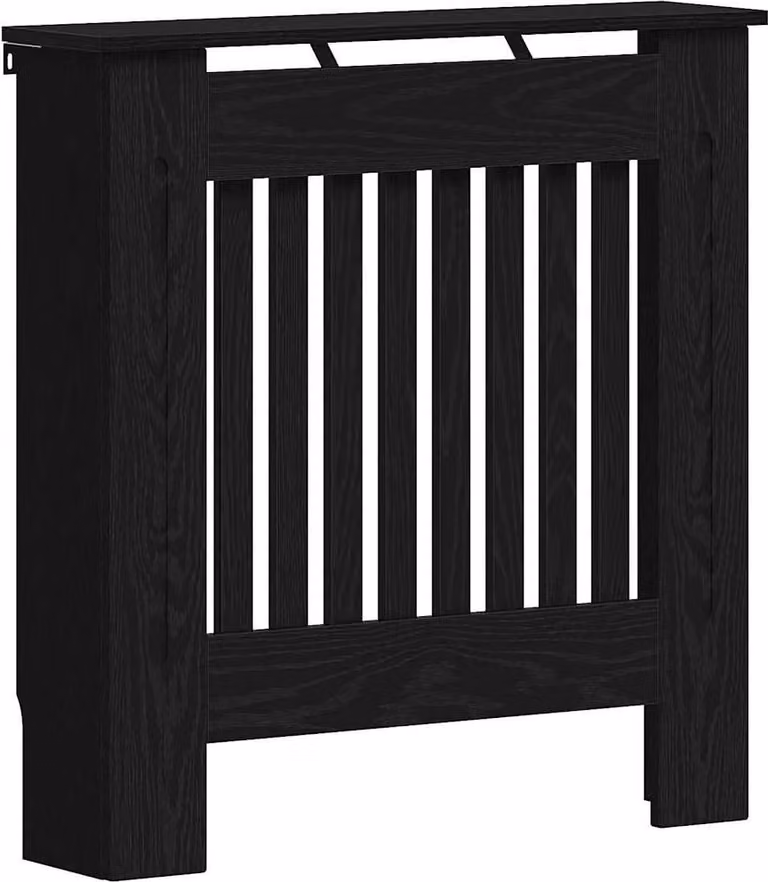 Copertura per radiatori Rovere Nero 78 x 19 x 81,5 cm