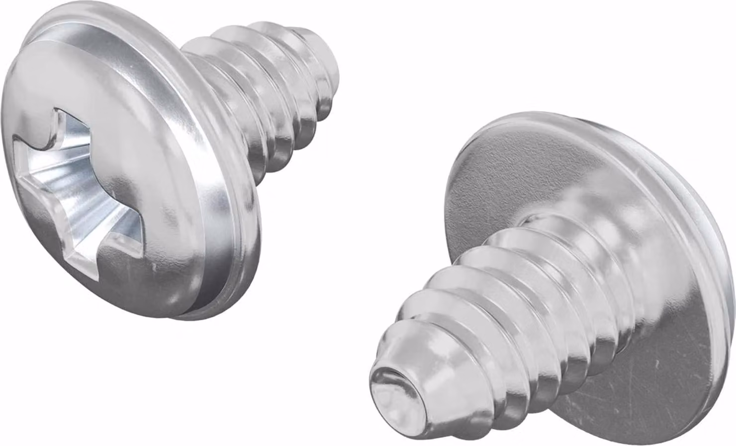 Viti a Esagono 2 pcs Argento M4 x 5 mm Ferro