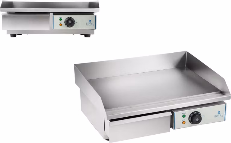 Expondo Royal Catering Piastra elettrica - 55 cm - liscia - 1 x 3.000 W