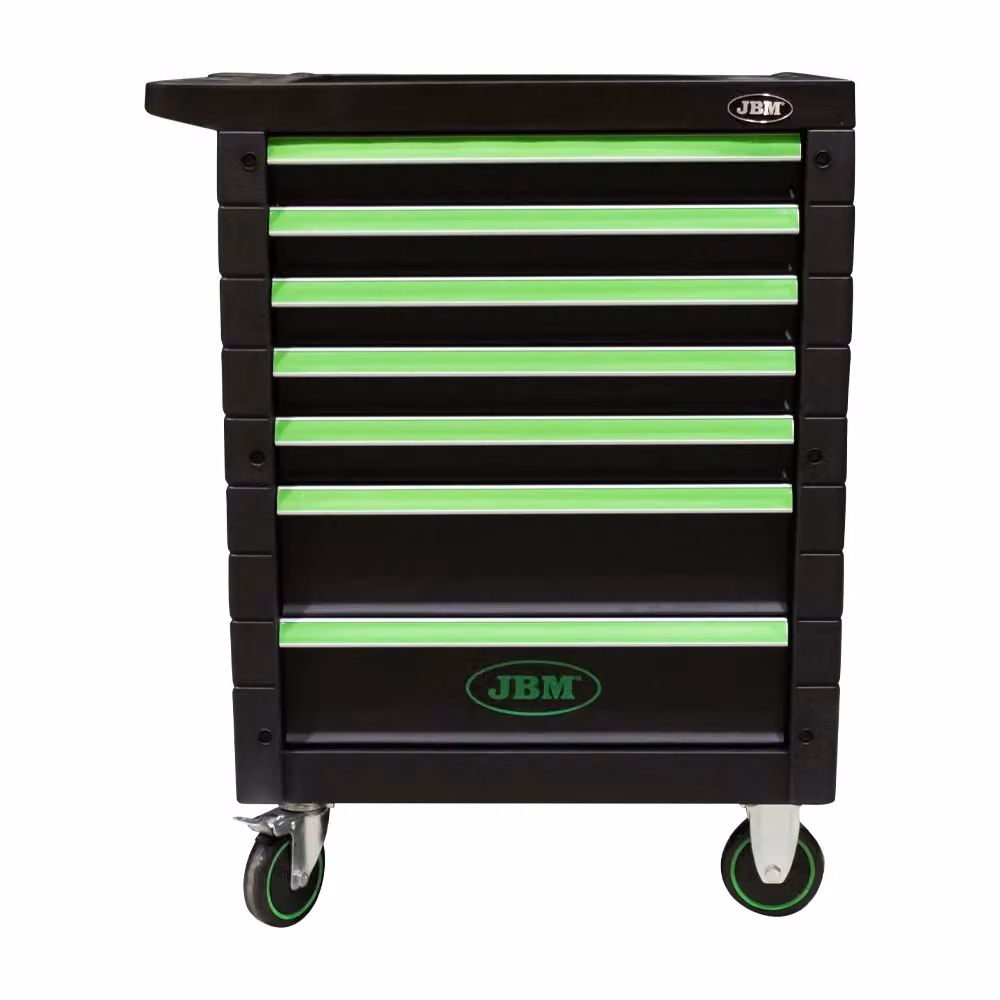 Carrello portautensili JBM 54006 con 7 cassetti chiudibili e su ruote per officina – 2