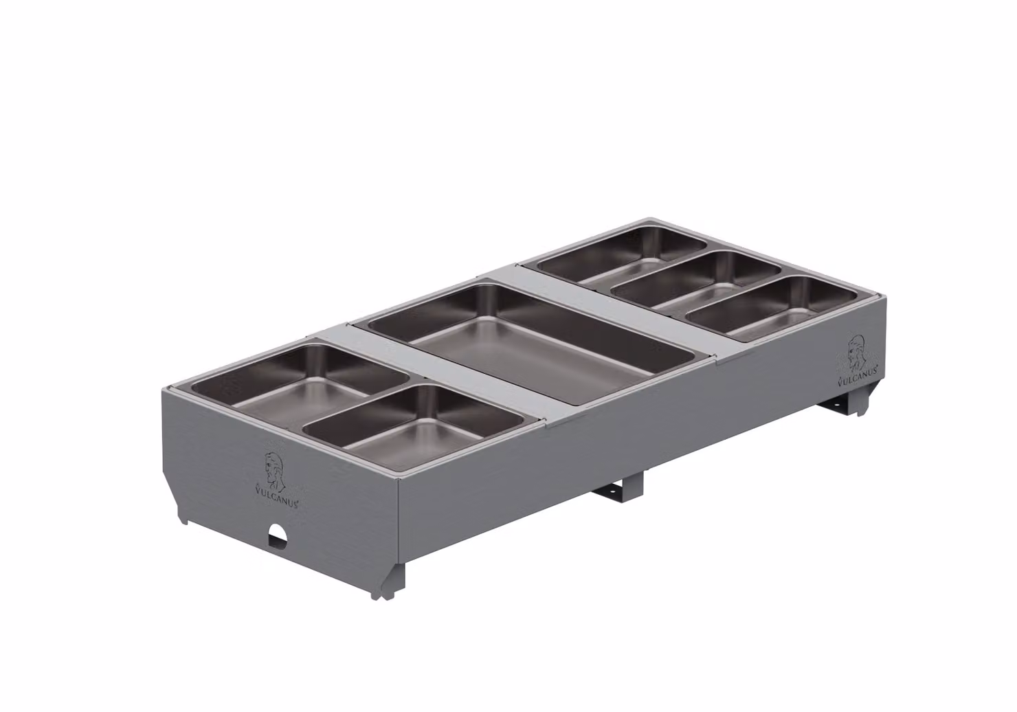 Supporto vaschette GASTRO RACK per braciere Vulcanus