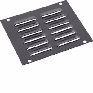 Hager Flangia LS + zanzariera 199x126 9005 MES-SOLSI012