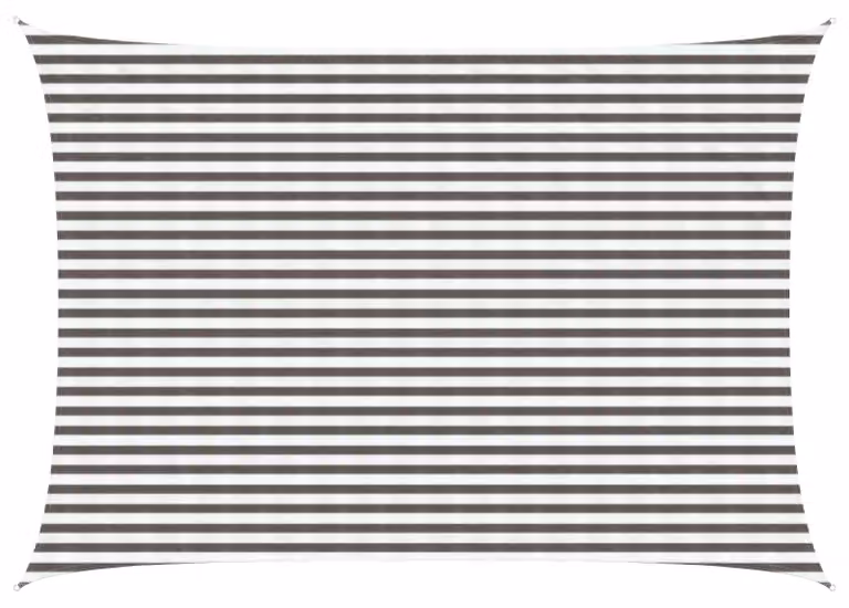 Telo Ombra Grigio chiaro e bianco 3,5 x 4,5 m HDPE