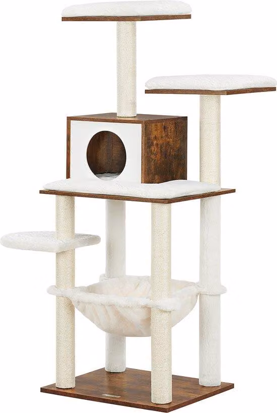 Struttura per gatti - Stile vintage moderno, marrone